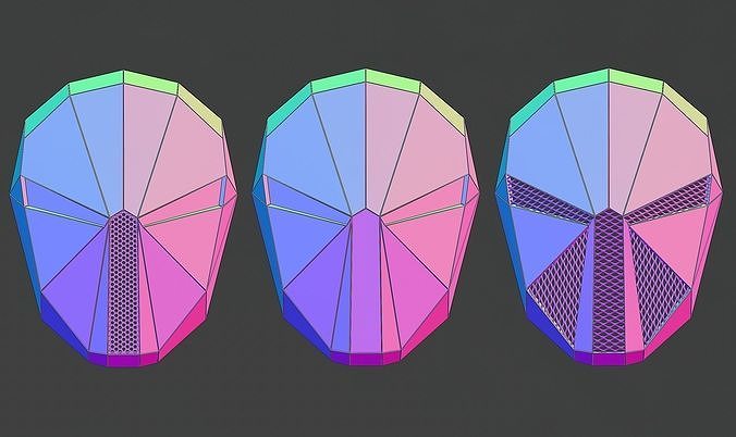 MUSE WOTP MASK 9 MODELS SET 3D print model