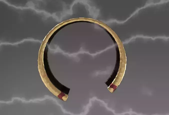 Chocker Necklace Free 3D model