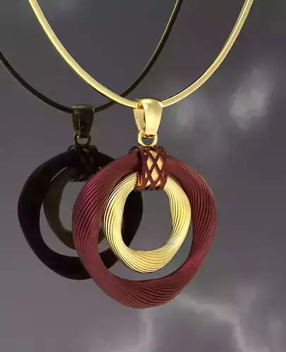 Pendant fabric texture