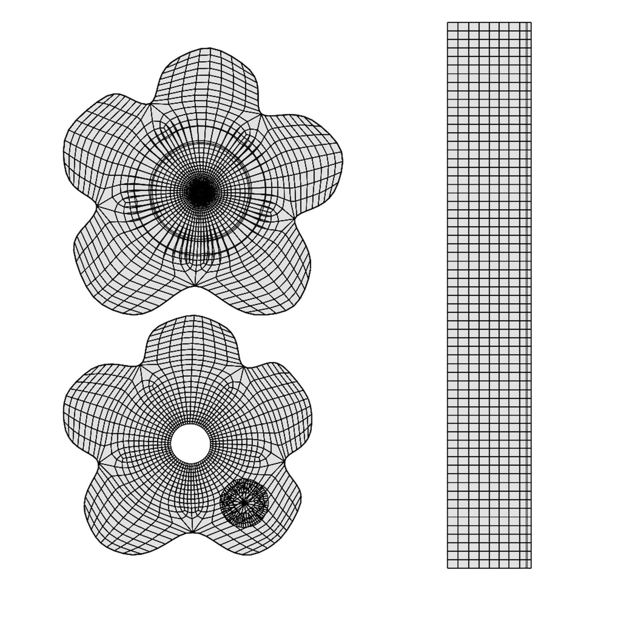 3D Ceiling Fan Low-poly 3D model_7