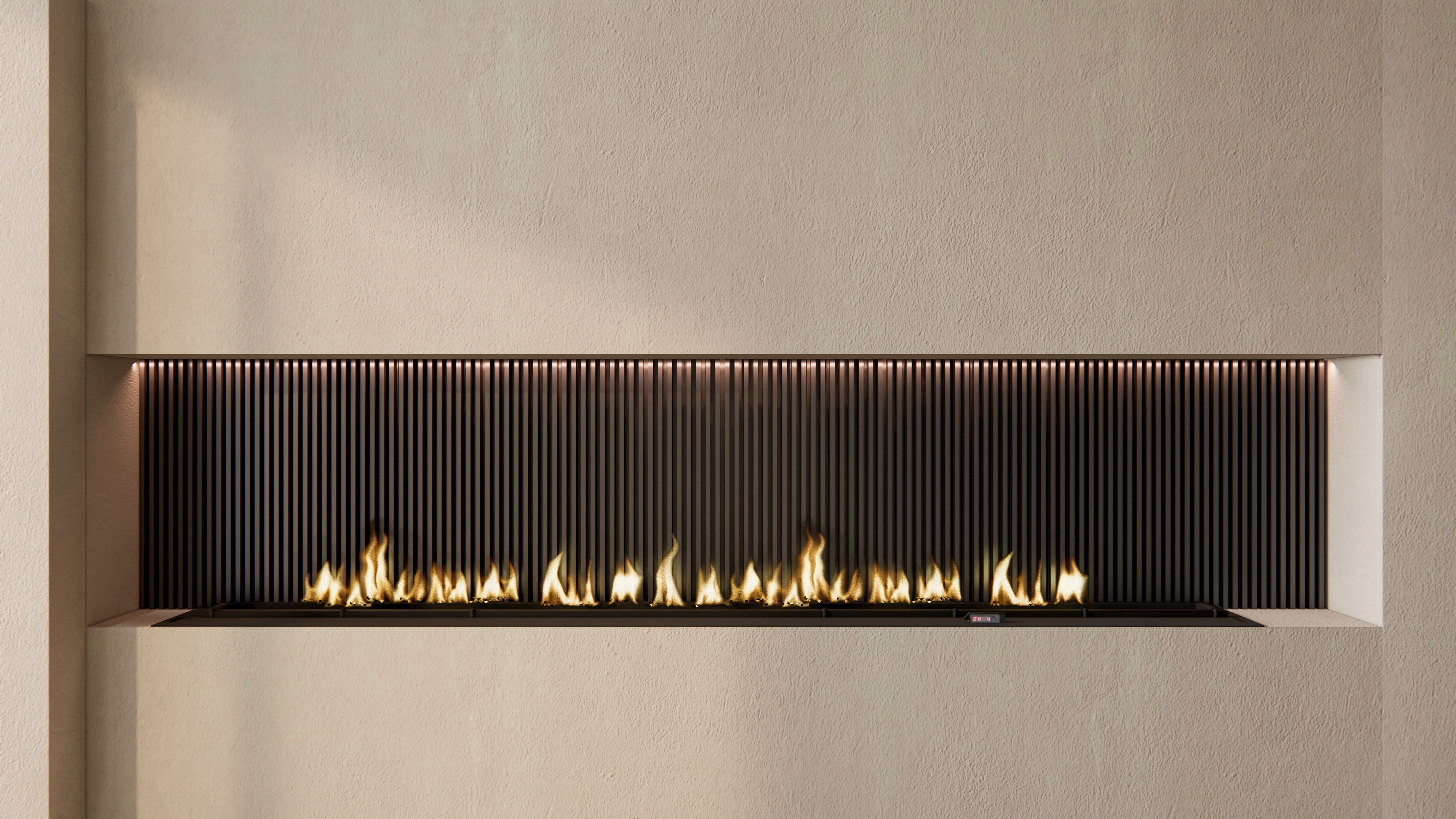 Dining room interior Dining wall Dining table full scene 02 3D model_4