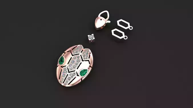 Serpenti Snake Necklace 