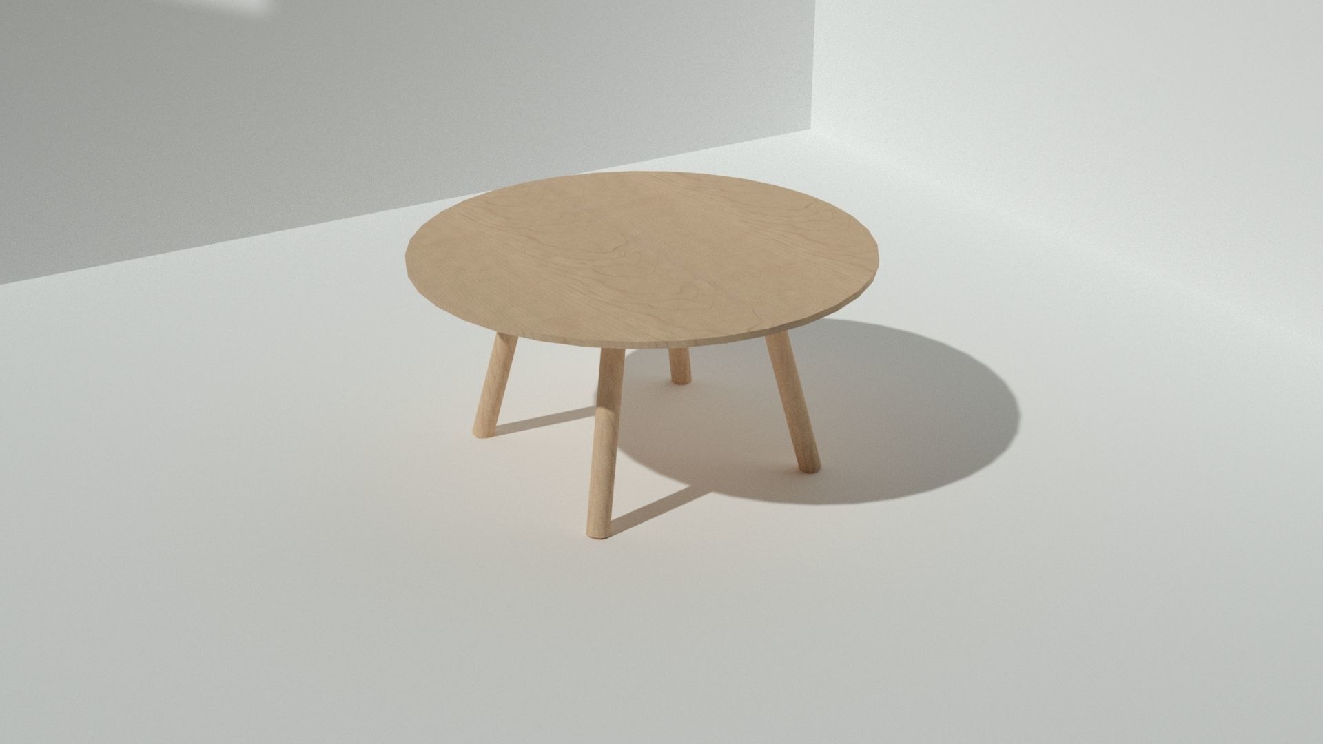 Round table 3D model_1