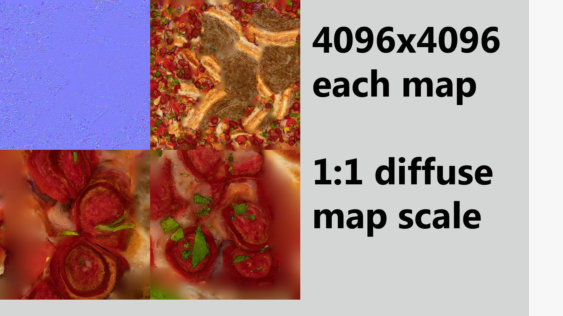 Pizza with tomatoes salamy and sausage 3D model_6