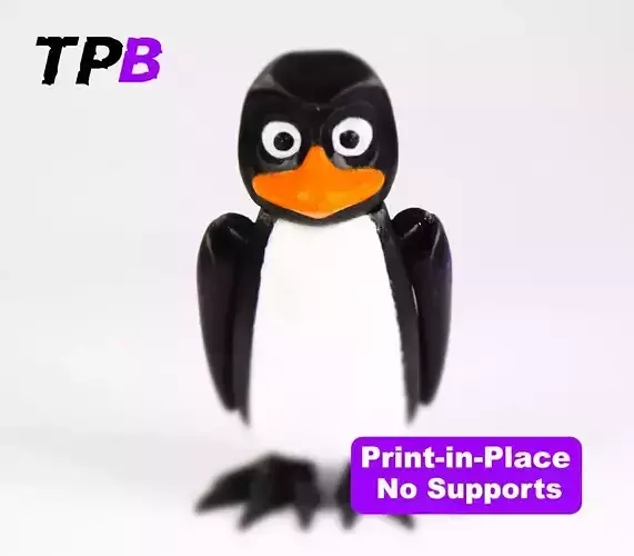 Pingu - Print-in-Place Free 3D print model