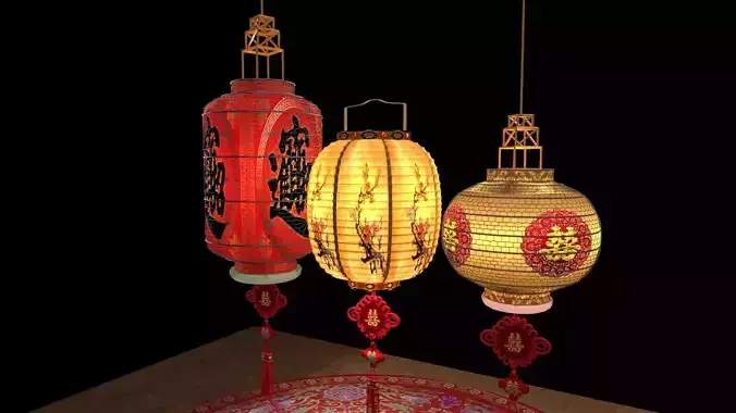 Chinese red lantern 