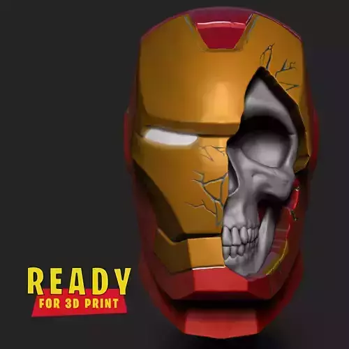 IRON MAN SKULL 3D print model