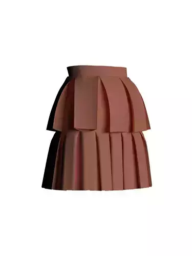 Pleat skirt