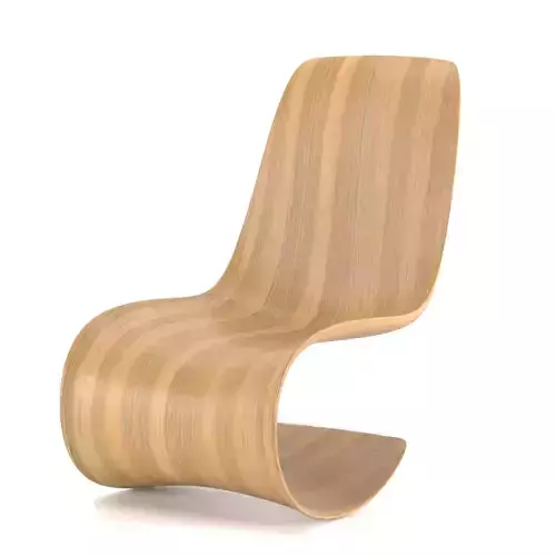 free wooden chair Free 3D model