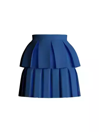 Pleat skirt