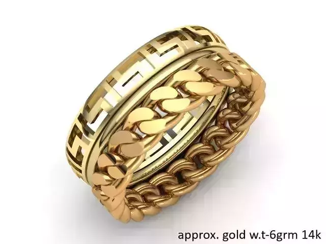 gold band ring