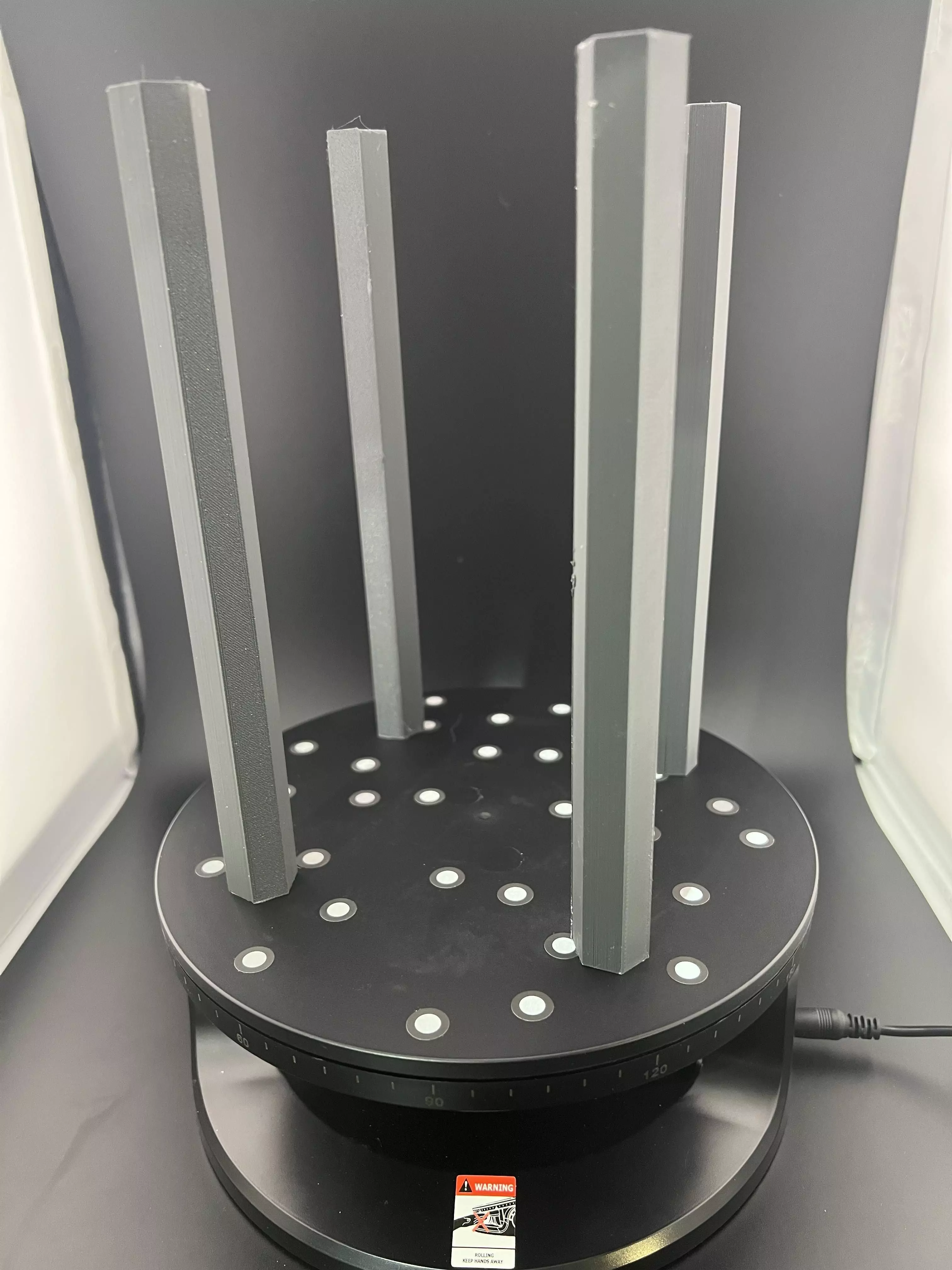 Revopoint Dual-axis Turntable stabilizing posts Free 3D print model