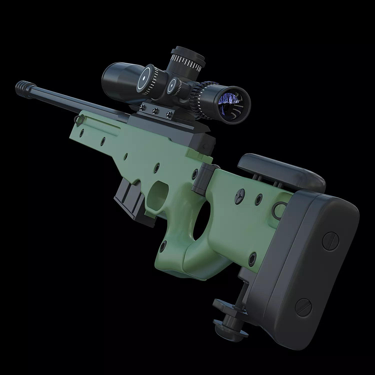 AWM SNIPER 3D model_0