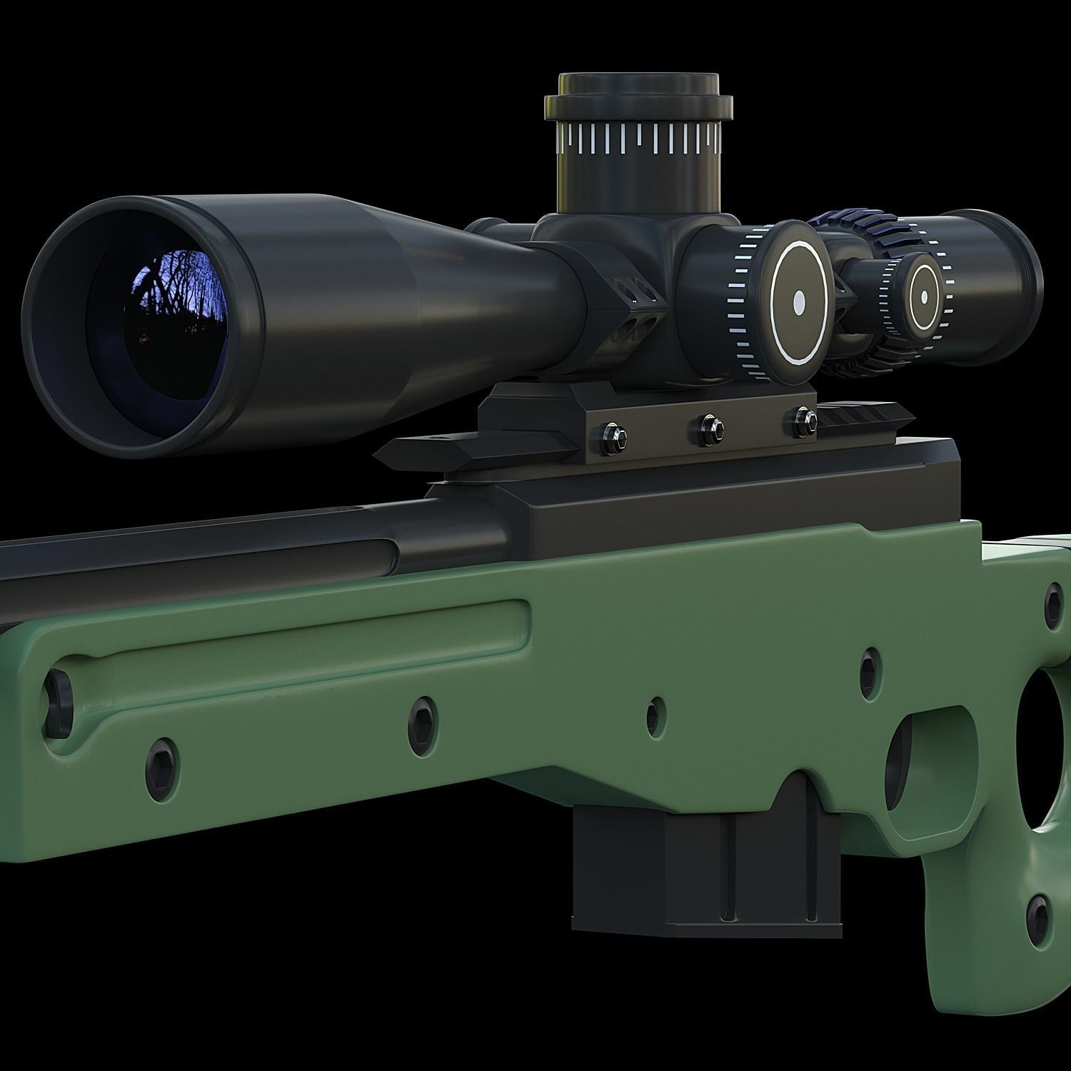 AWM SNIPER 3D model_2