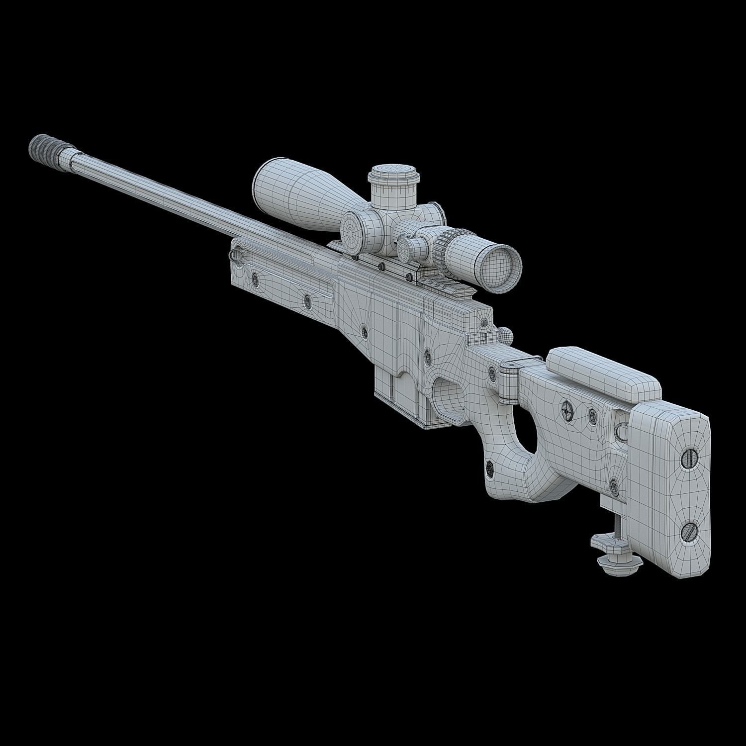 AWM SNIPER 3D model_5