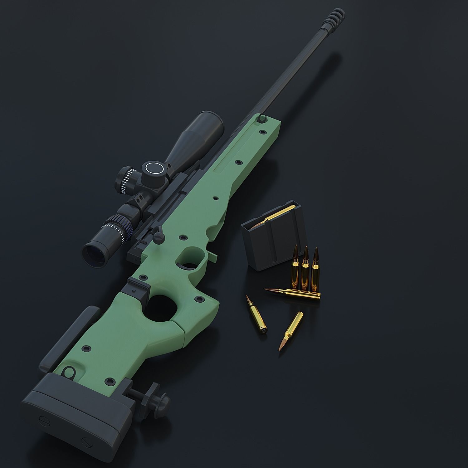 AWM SNIPER 3D model_3