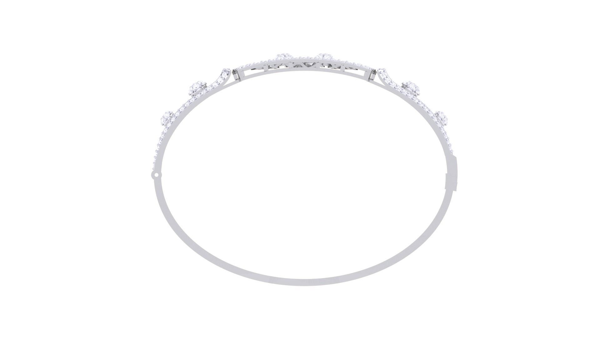 High Jewelry Italian Diamond Bracelets 3dm stl obj gltf 3D print model_10