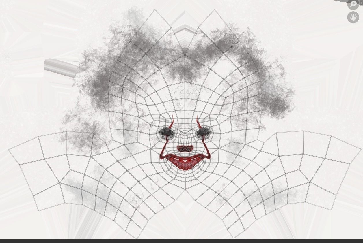 pennywise 3d model realistic realistic Pennywise 3d model Low-poly 3D model_22