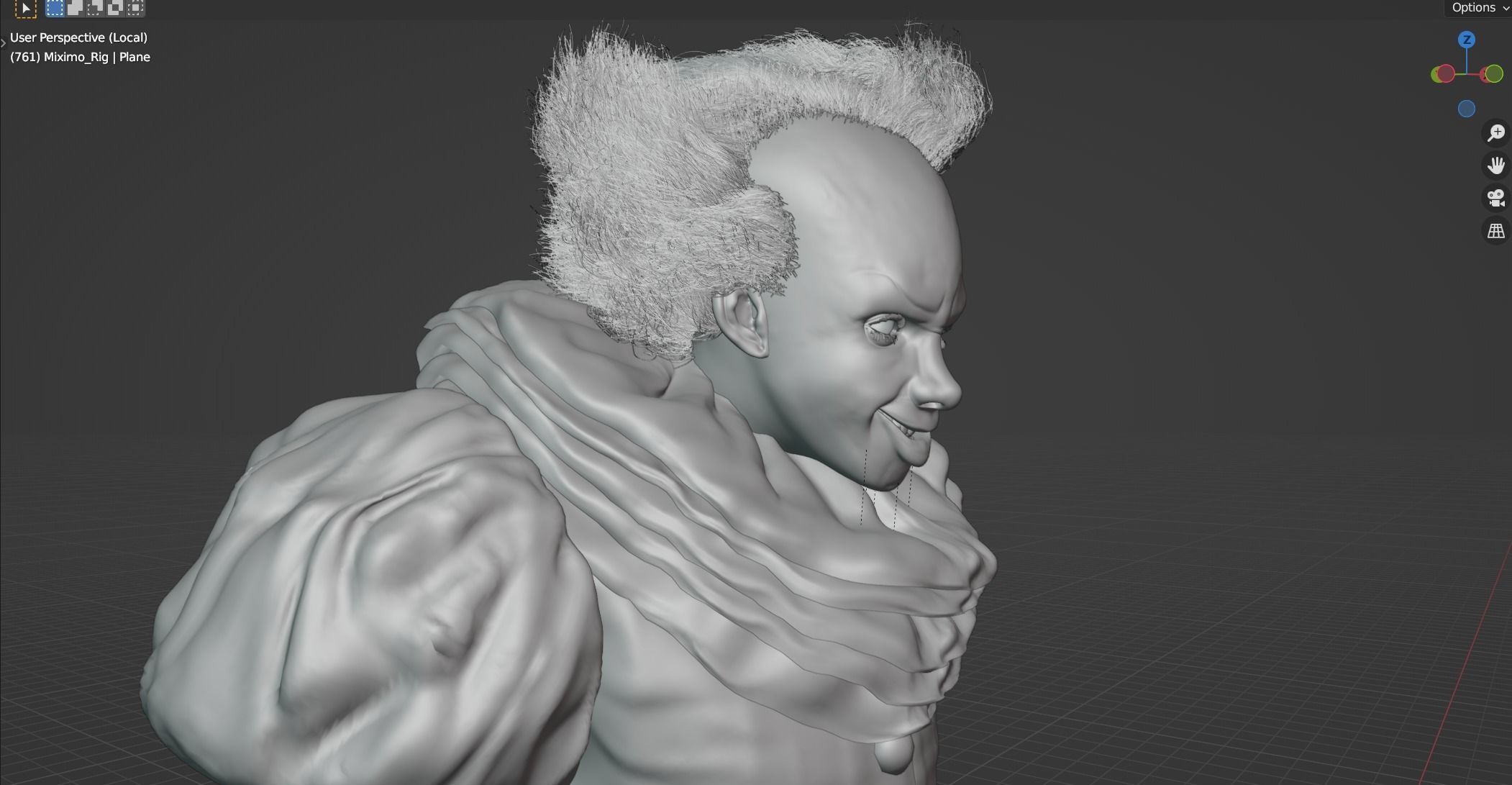 pennywise 3d model realistic realistic Pennywise 3d model Low-poly 3D model_12