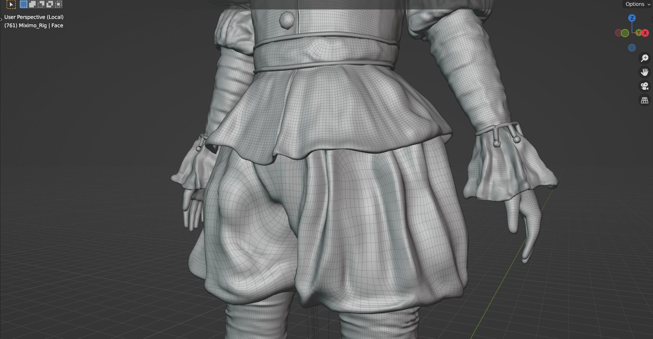 pennywise 3d model realistic realistic Pennywise 3d model Low-poly 3D model_13