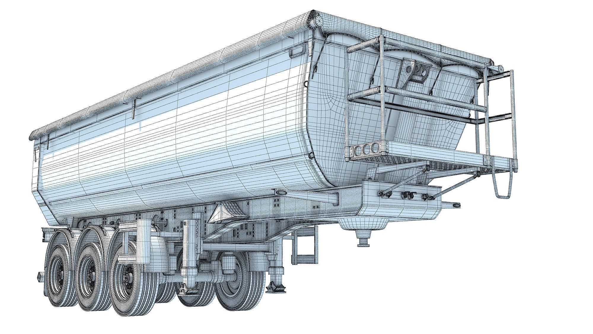 Farm Trailer 3D model_16