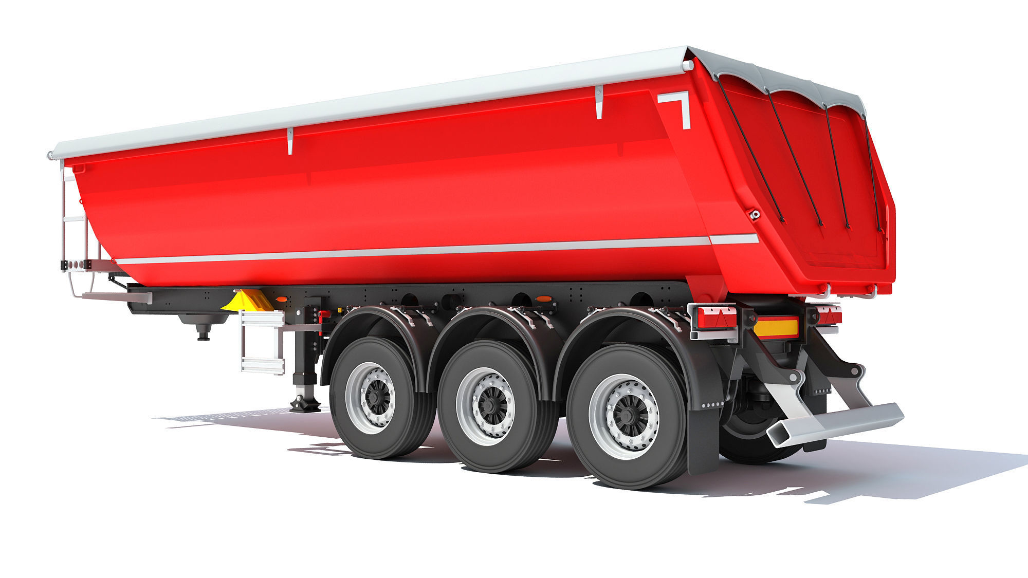 Farm Trailer 3D model_2