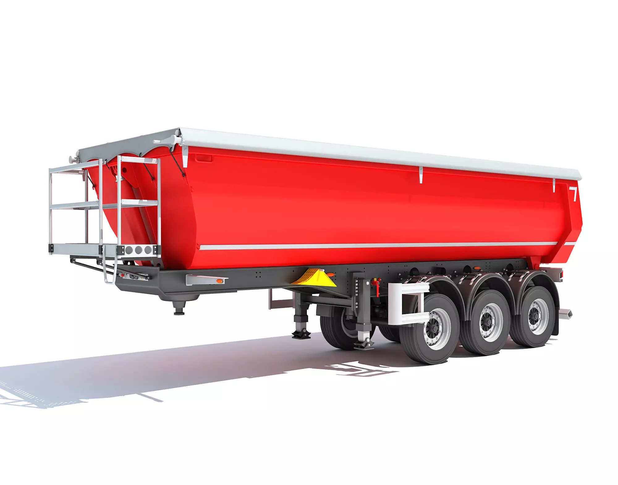 Farm Trailer 3D model_0