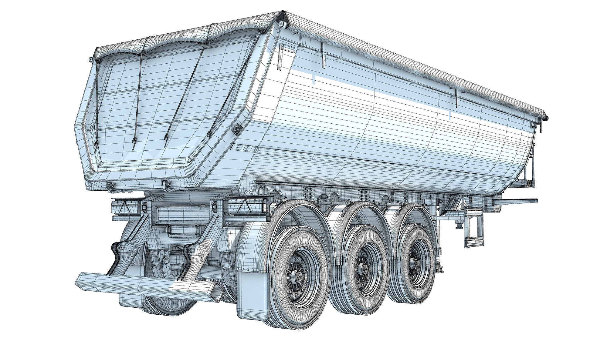 Farm Trailer 3D model_15