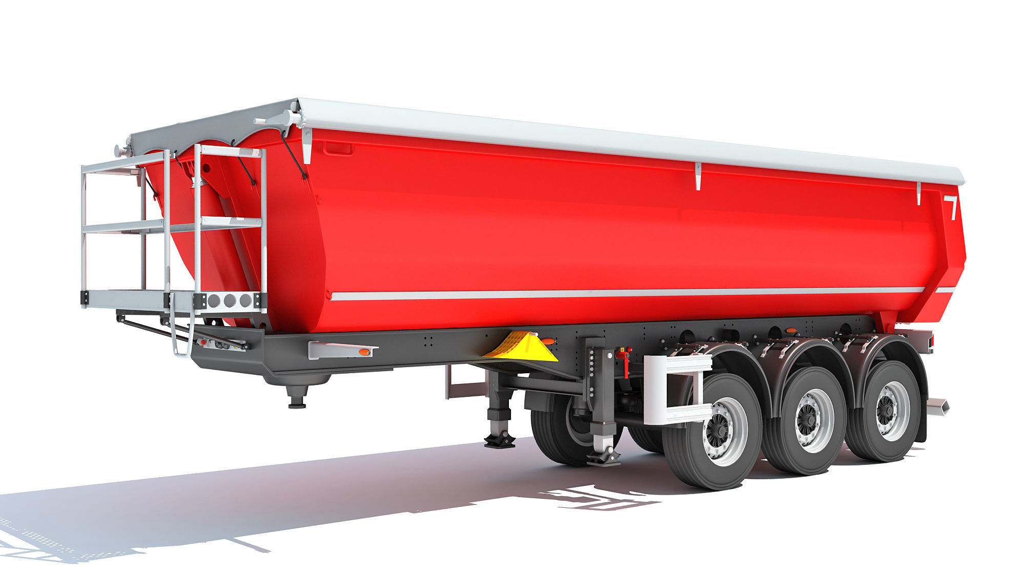 Farm Trailer 3D model_8