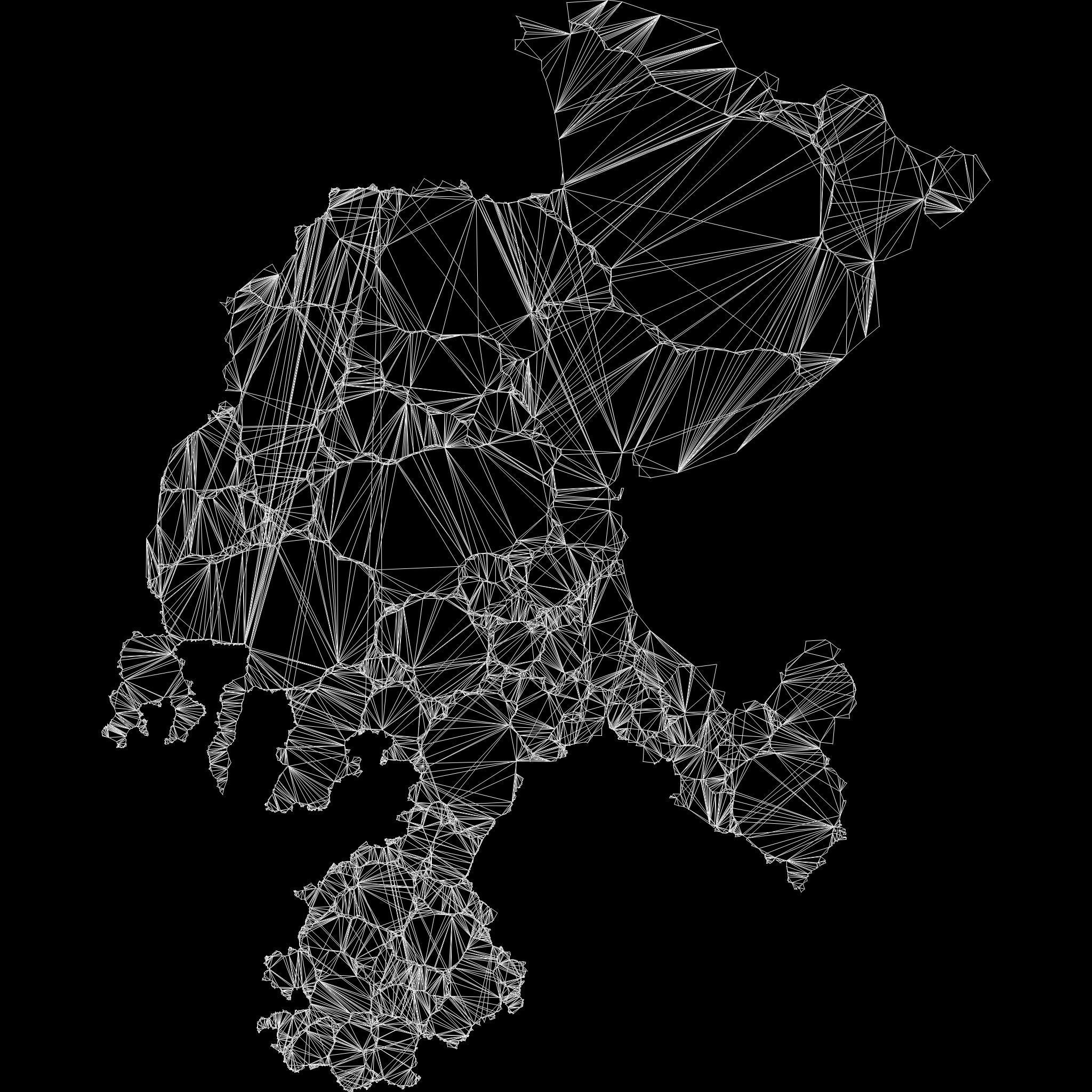Zacatecas Mexico map region geography political geographic 3D model_10