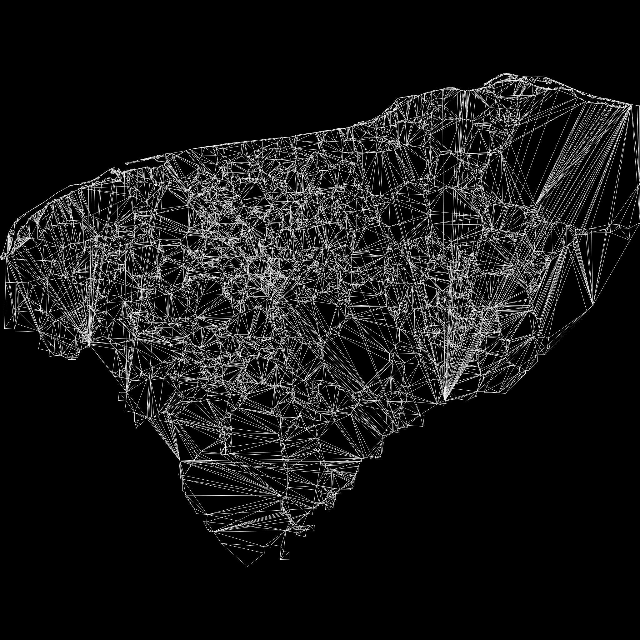 Yucatan  Mexico map region geography political geographic 3D model_10