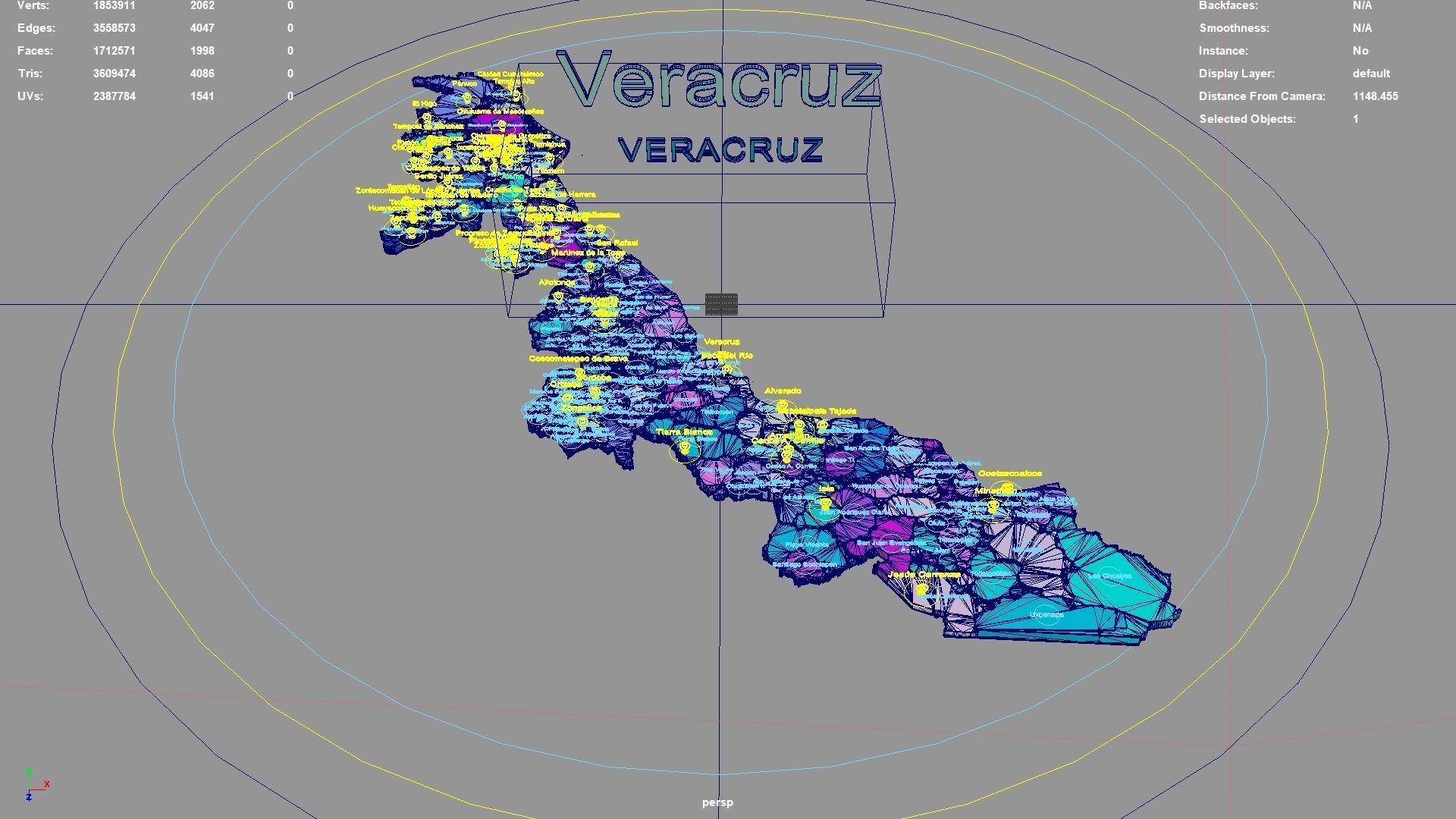 Veracruz Mexico Map Region Geography Political Geographic 3D Model Veracruz Mexico Map Region Geography Political Geographic 3d Model 634c1416bd 