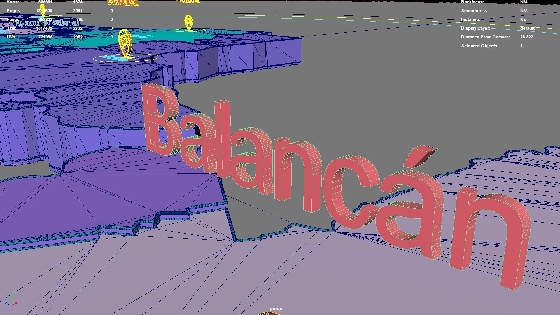 Tabasco  Mexico map region geography political geographic 3D model_9