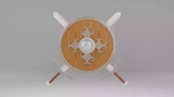 Shield with Swords