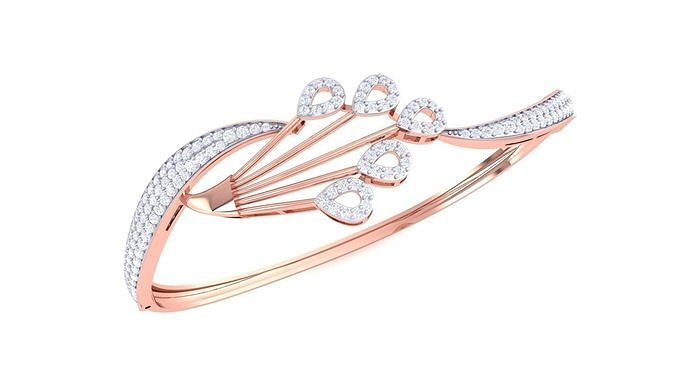 High Jewelry Italian Diamond Bracelets 3dm stl obj gltf 3D print model