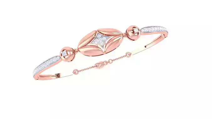 High Jewelry Italian Diamond Bracelets 3dm stl obj gltf