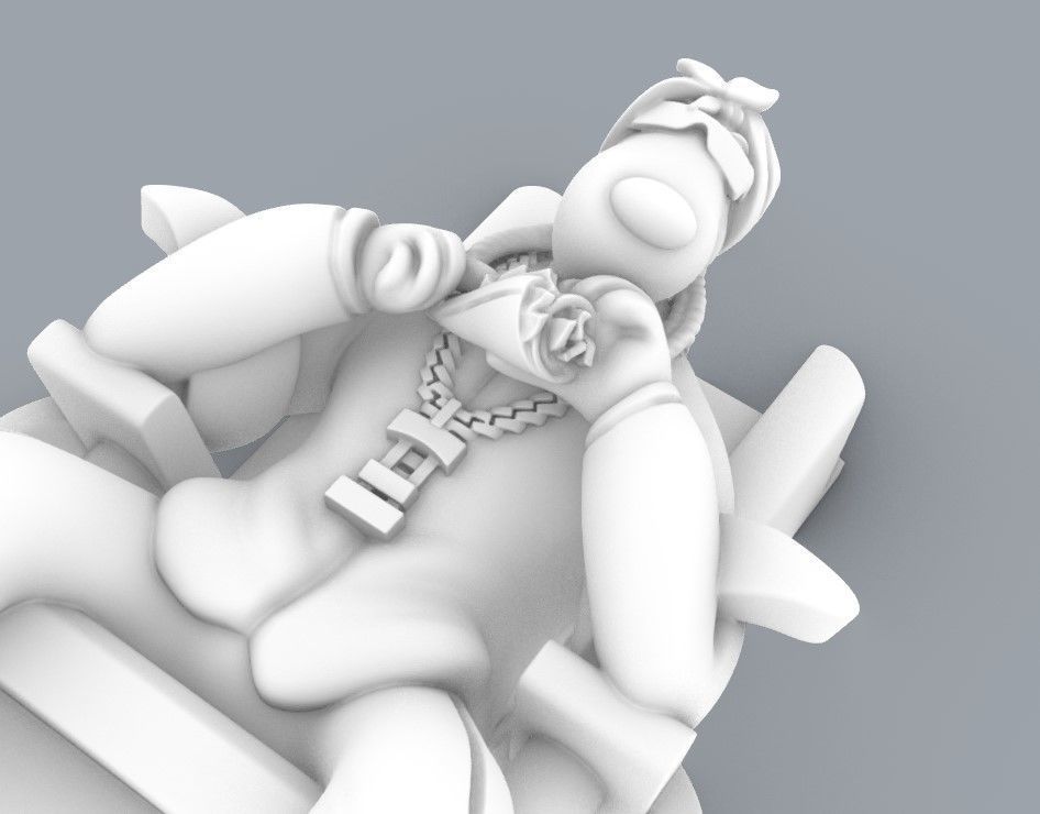 SNOOP DOG  3D print model_3