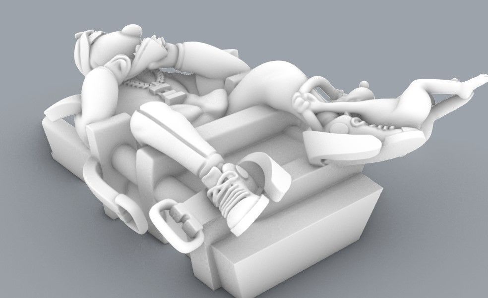 SNOOP DOG  3D print model_4