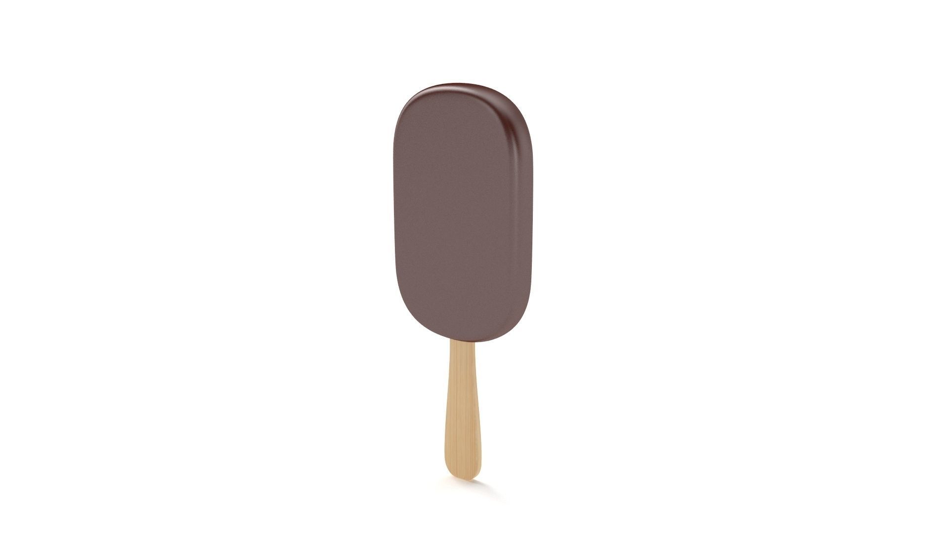 Ice Cream Bar - Chocolate 3D model_1