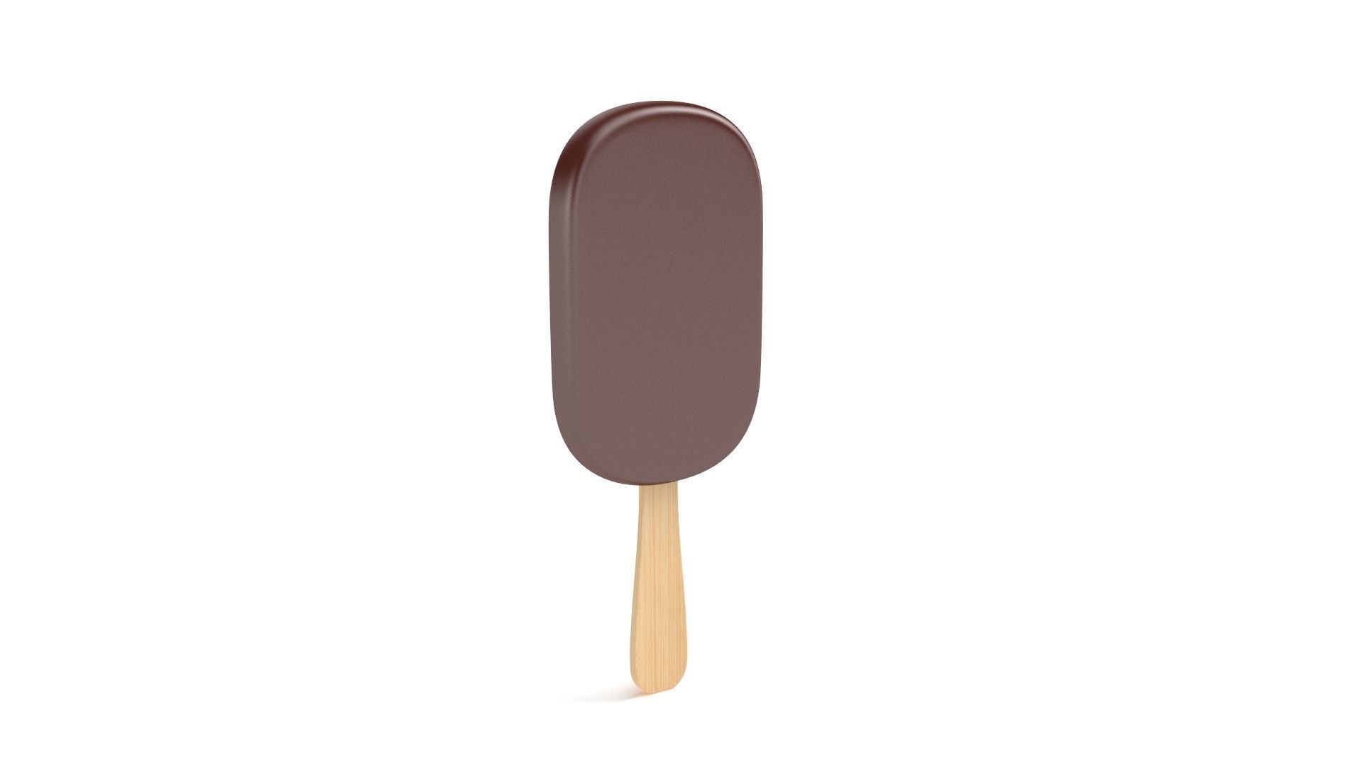 Ice Cream Bar - Chocolate 3D model_2