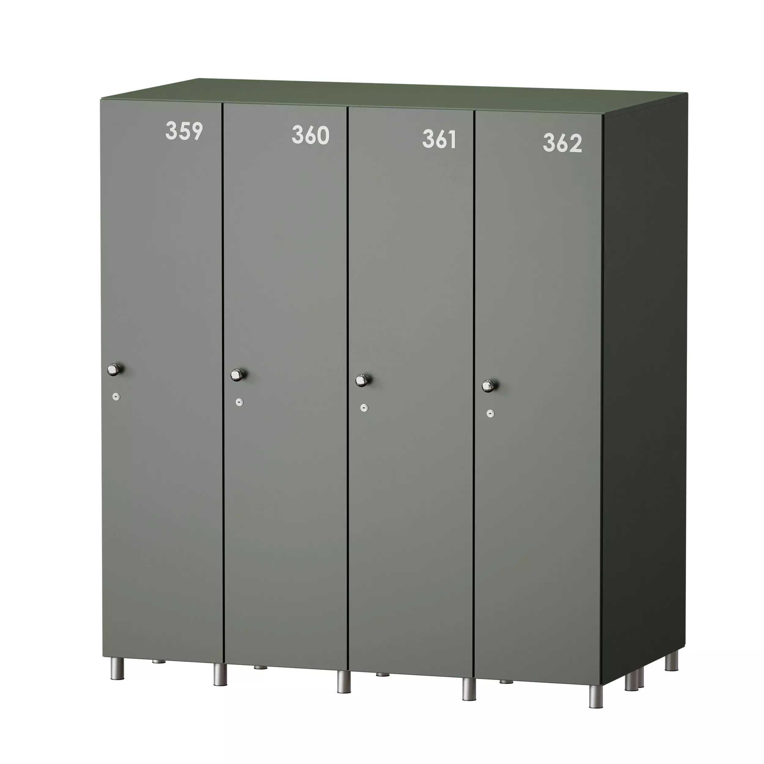 Lockers for sports locker rooms 3D model