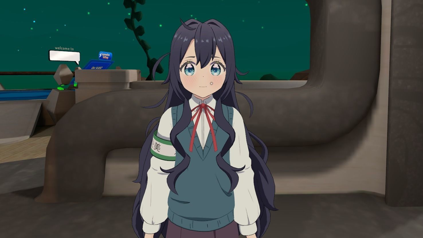 Shizuka 100 girlfriend VRChat 3D model_8