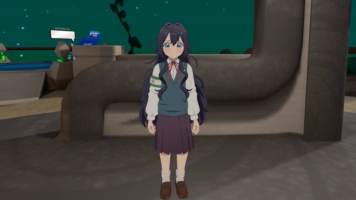 Shizuka 100 girlfriend VRChat 3D model_7