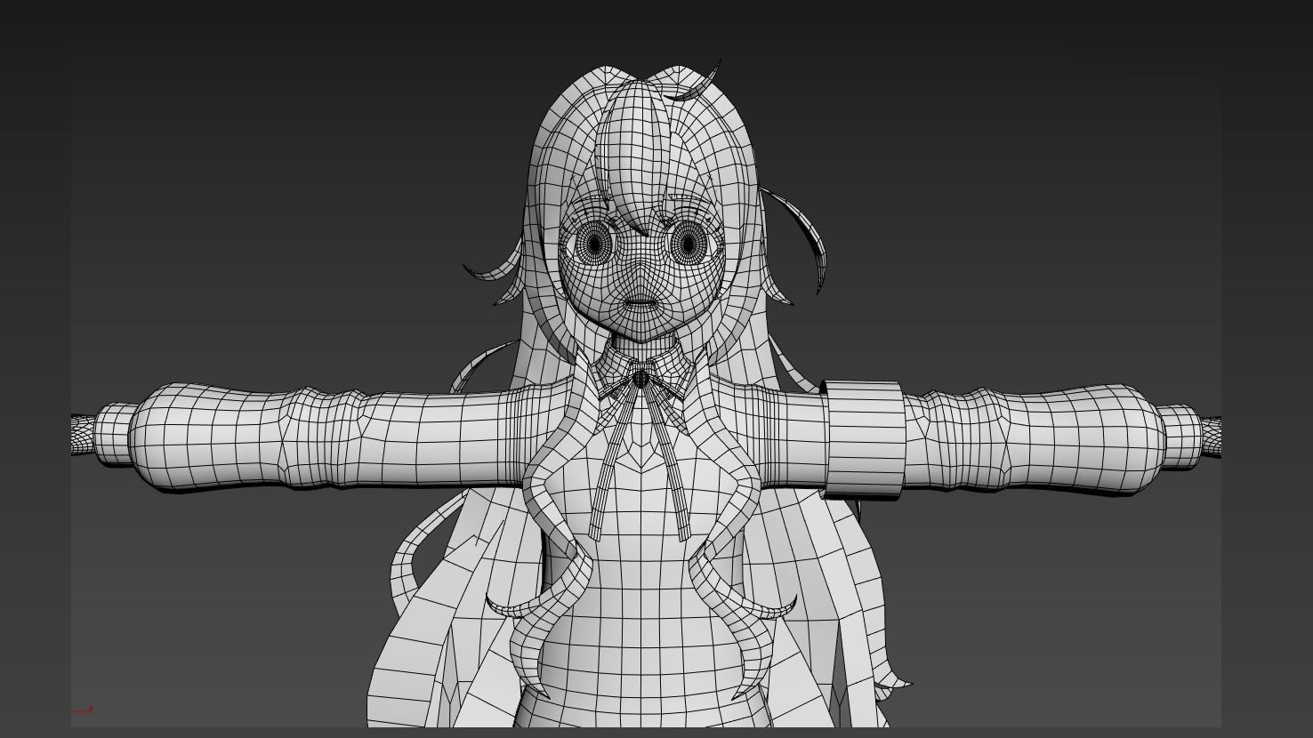 Shizuka 100 girlfriend VRChat 3D model_6