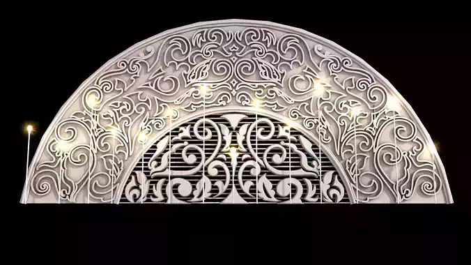 Arabesco with lights 3D model