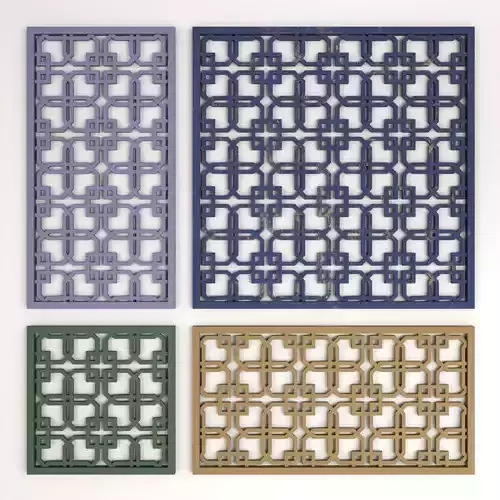 Arabic Islamic pattern wood decorative plaster