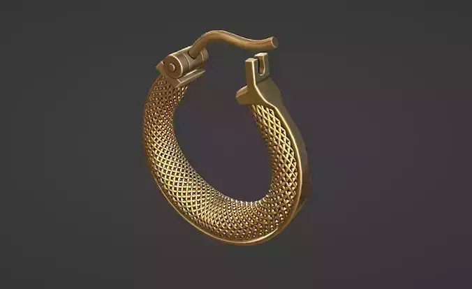 hoop weave earrings