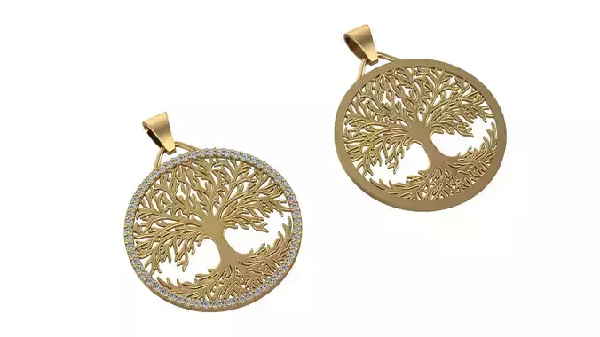 Tree of Life Pendant Two Models