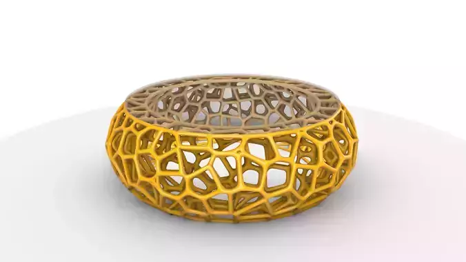 SciFi exoskeleton Glass Table