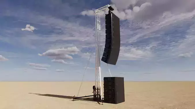 Concert Speaker Line Array Tower